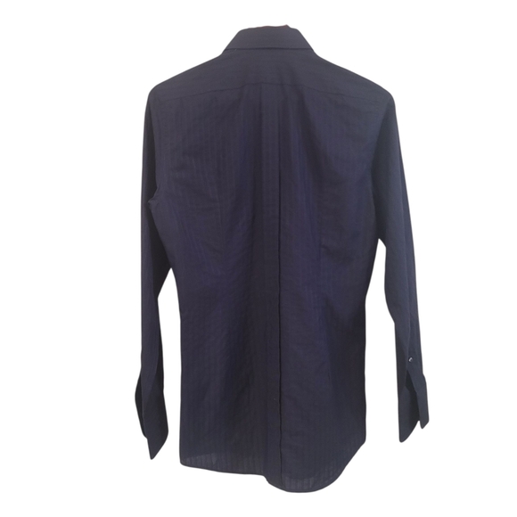 Dolce & Gabbana Blue Stripped Button Down Dress Shirt 15/38 Medium - Picture 3 of 6